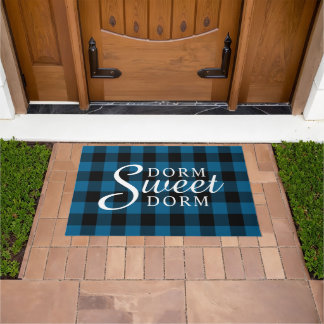 Tapete Dorm Sweet Dorm Rustic Cabine Block Squares Motif