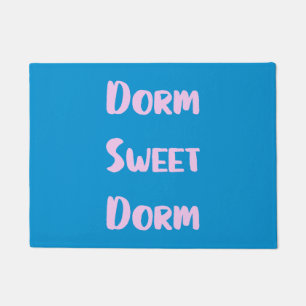 Tapete Dorme doce e doce em azul e rosa