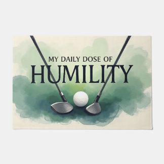 Tapete Dose Diária De Golfe Engraçado Dose De Humildade