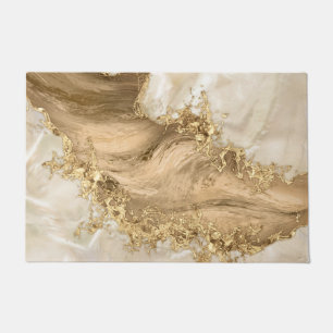 Tapete Dourado e pérola - Splatter e fluxo