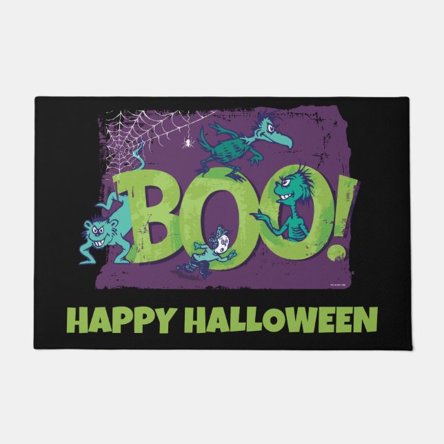Tapete Dr. Seuss | BOO! Gráfico de Halloween (Frente)