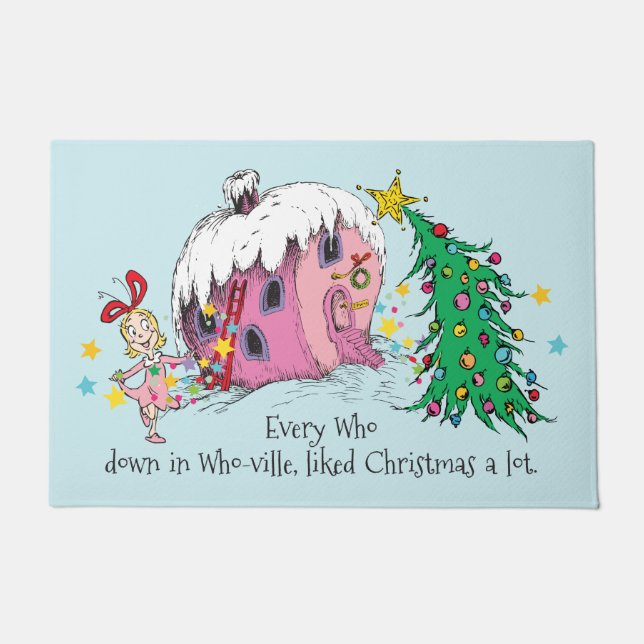 Tapete Dr. Seuss | Todos os que vivem em Who-ville (Frente)