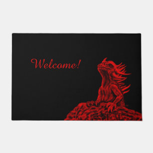 Tapete Dragão vermelho pequeno