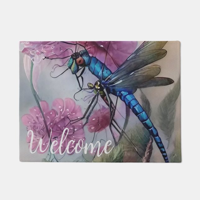 Tapete Dragonfly Azul-Cria, Personalizar (Frente)