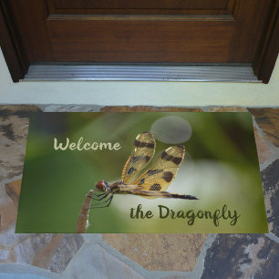 Tapete Dragonfly Ouro Iridescente Bem-Vindo