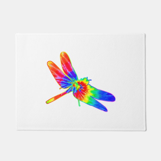 Tapete Dragonfly Tie Dye Rainbow (Frente)