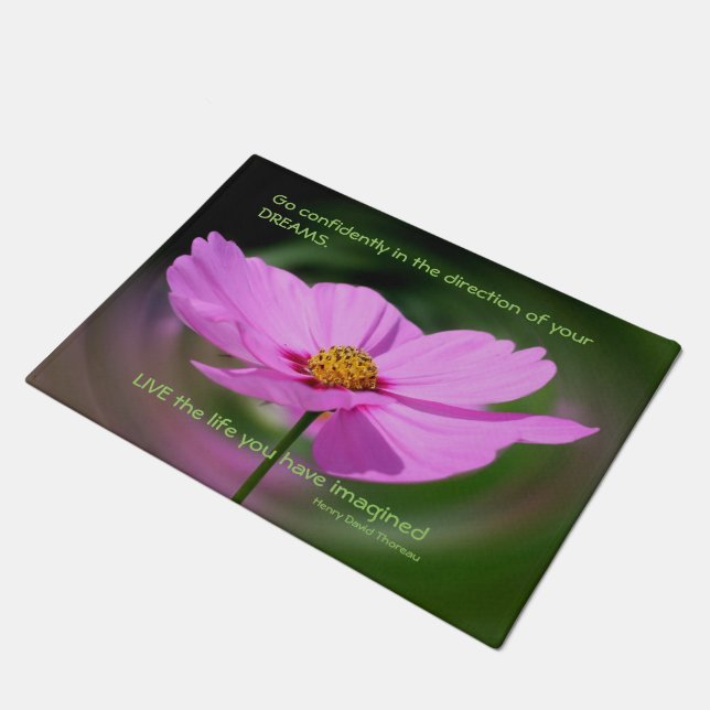 Tapete Drew Cota Cosmos Flower Inspirational (Inclinado)