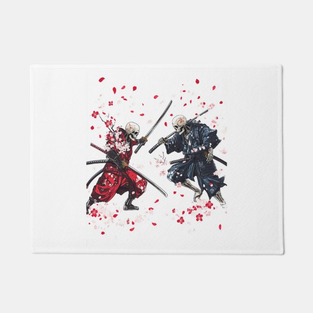 Tapete Duelo de Samurai Caveira (Frente)