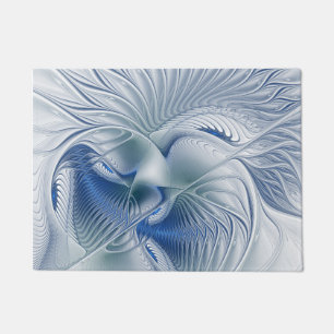 Tapete Dynamics Fantasy Abstrato Blue Tones Arte Fractal