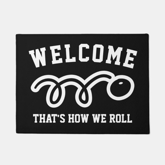 Tapete É assim que funciona o divertido jogo de squash be (Frente)