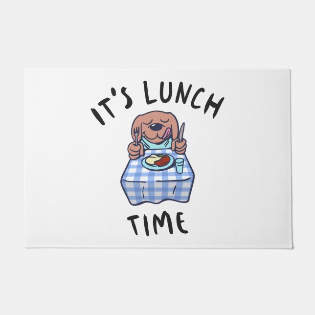 Tapete É hora do almoço (Frente)
