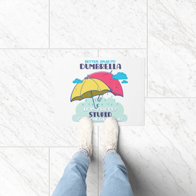 Tapete É Melhor Pegar Meu Dumbrella É Bonito Estúpido (Interior)