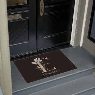 Tapete E Monograma Floral Personalizado