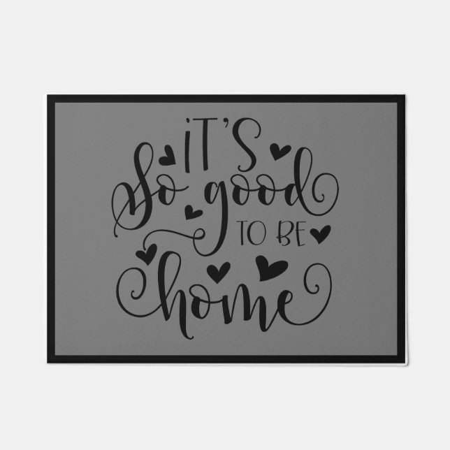 Tapete É tão bom estar em casa (Frente)