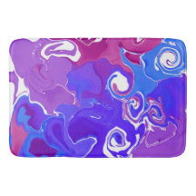 tapete e tapete do banheiro Marble Art.