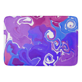 tapete e tapete do banheiro Marble Art.