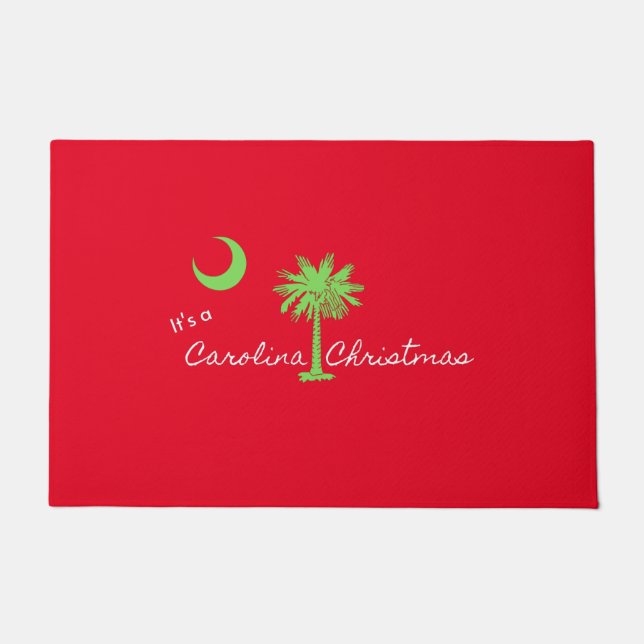 Tapete É um Natal Carolina Feriado na Carolina do Sul (Frente)