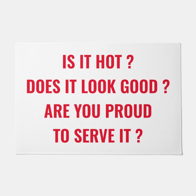 Tapete É uma porta quente? (Frente)