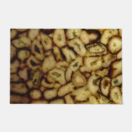 Tapete Earthen Green Gold Quartz Agates