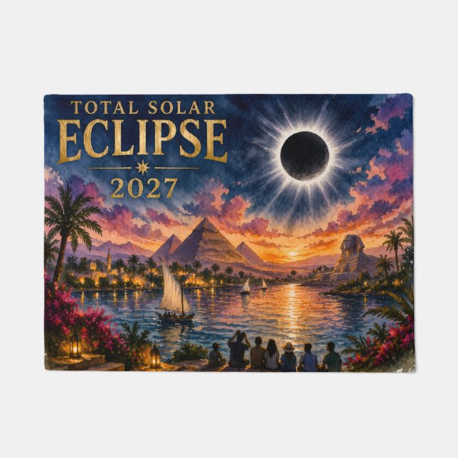 Tapete Eclipse Total Solar 2027 Egito (Frente)