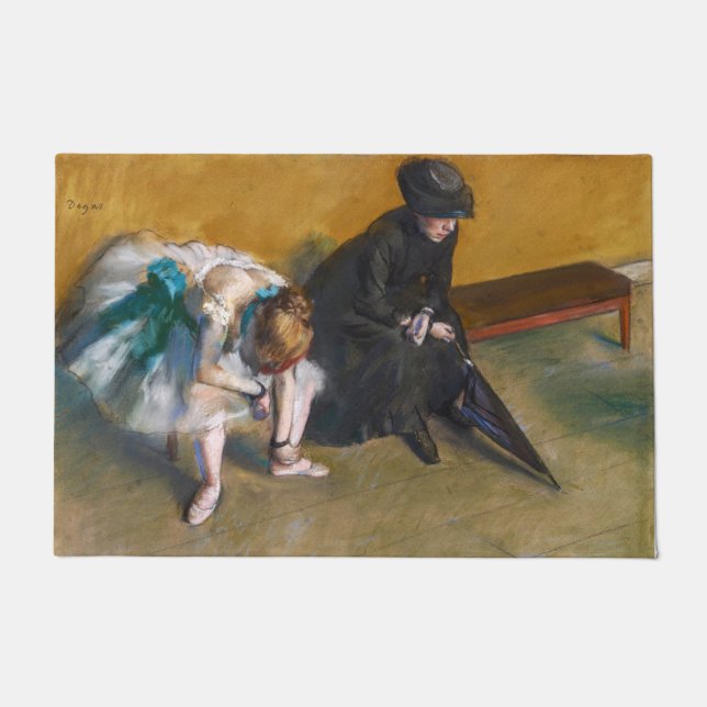 Tapete Edgar Degas - Esperando (Frente)