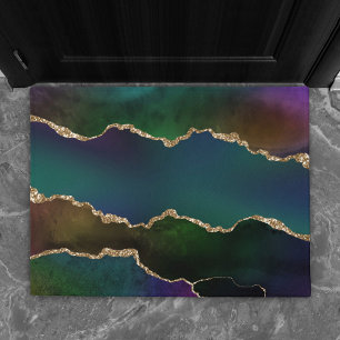 Tapete Edgy Agate Joalheiro-alce-místico-rosado-escura