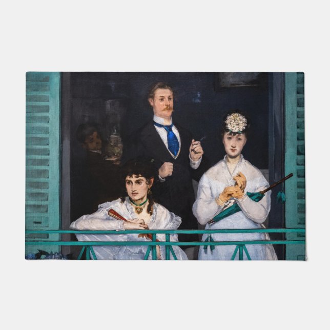 Tapete Edouard Manet - Balcony / Le Balcon (Frente)