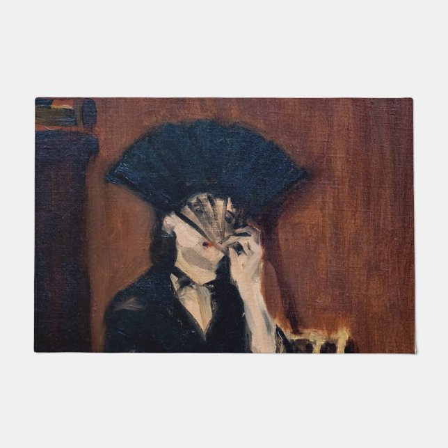 Tapete Edouard Manet - Berthe Morisot com um ventilador (Frente)