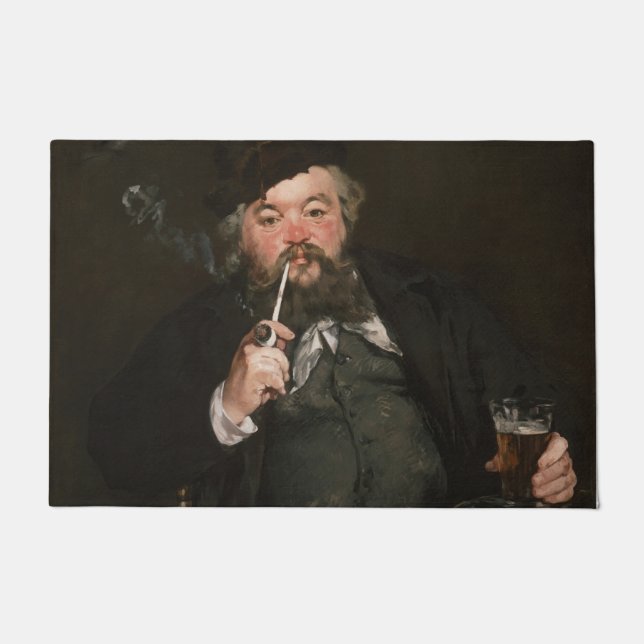 Tapete Edouard Manet - Um Bom Copo de Cerveja / Boca de F (Frente)