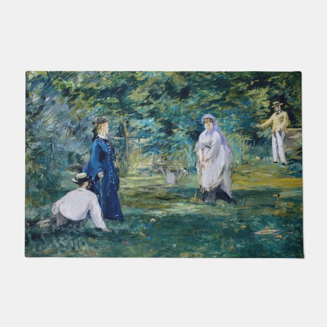 Tapete Edouard Manet - Um Jogo de Croquet (Frente)