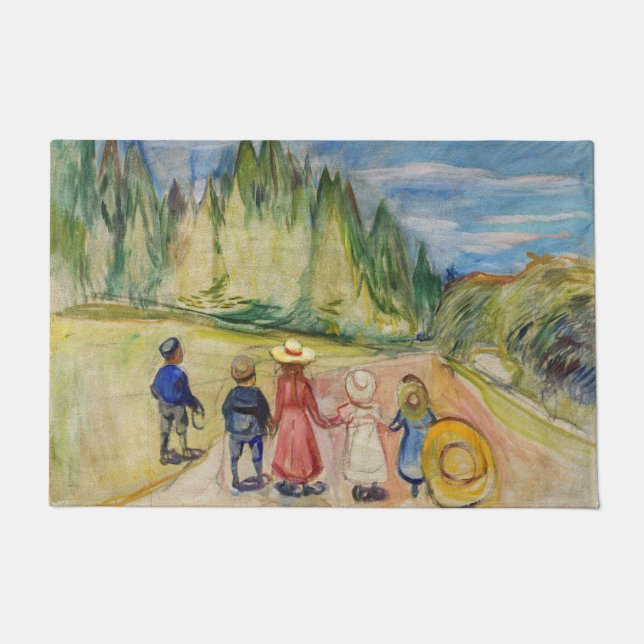 Tapete Edvard Munch - A Floresta de Fairytale (Frente)