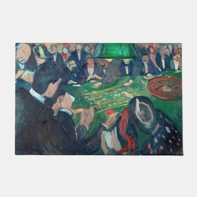 Tapete Edvard Munch - A Mesa Roulette em Monte Carlo (Frente)