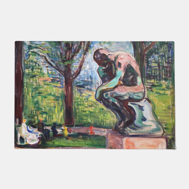 Tapete Edvard Munch - O Pensador de Rodin (Frente)