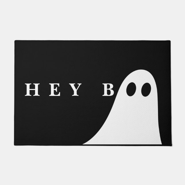 Tapete Ei Boo Ghost Halloween Door Mat (Frente)