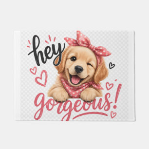 Tapete Ei Lindíssimo Design de Cachorro Fofo