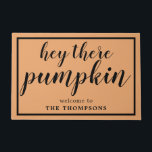 Tapete Ei, Pumpkin Orange Fall Trendy Door Mat<br><div class="desc">Ei,  Pumpkin Orange Fall Doer Mat</div>