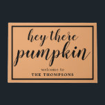 Tapete Ei, Pumpkin Orange Fall Trendy Door Mat<br><div class="desc">Ei,  Pumpkin Orange Fall Doer Mat</div>