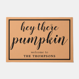 Tapete Ei, Pumpkin Orange Fall Trendy Door Mat