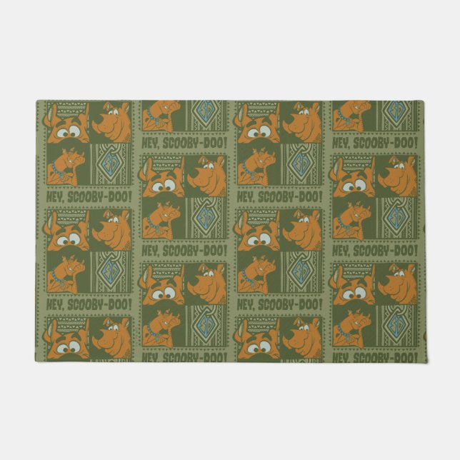 Tapete Ei Scooby-Doo Tribal Square Graphic (Frente)