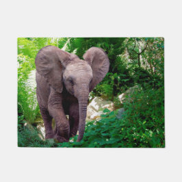 Tapete Elefante e selva