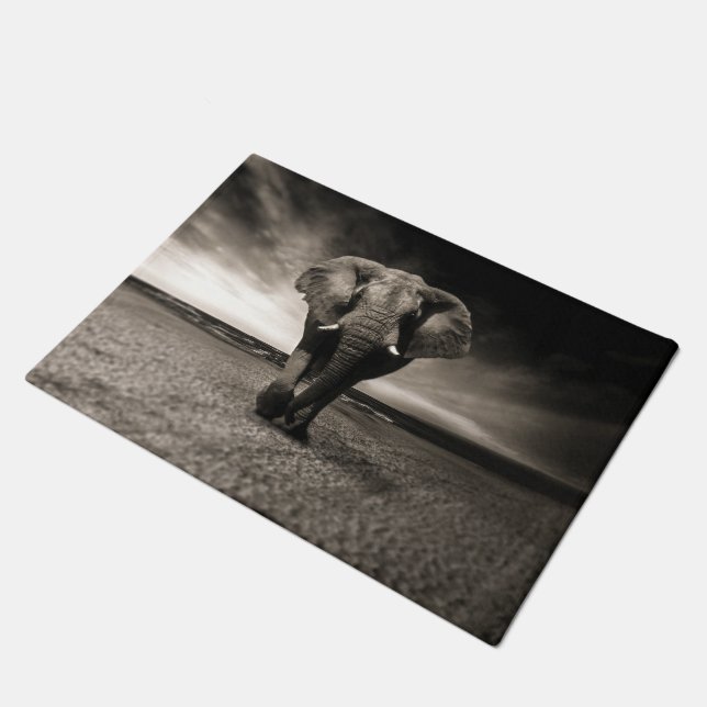 Tapete Elefante na Corrida (Inclinado)