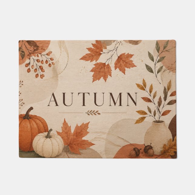 Tapete Elegant Autumn Pumpkins (Frente)
