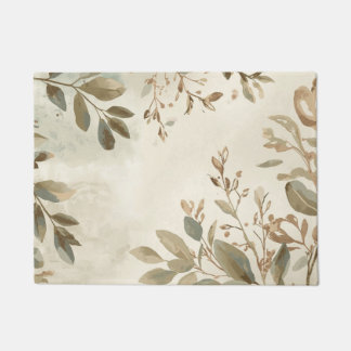 Tapete Elegant Botanical Leaf Area Rug