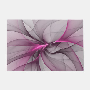 Tapete Elegante Caos Moderno, Abstrato, Arte Fractal Rosa