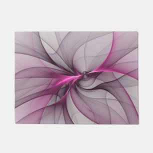 Tapete Elegante Caos Moderno, Abstrato, Arte Fractal Rosa