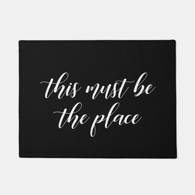 Tapete Elegante Este deve ser o lugar (Frente)