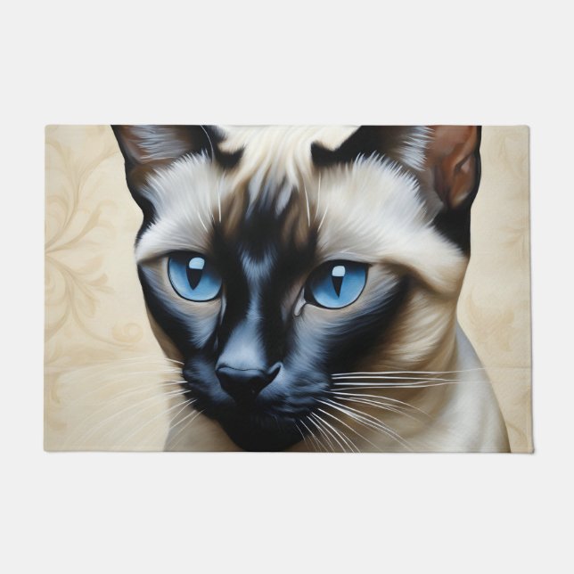 Tapete Elegante Siamese Cat (Frente)