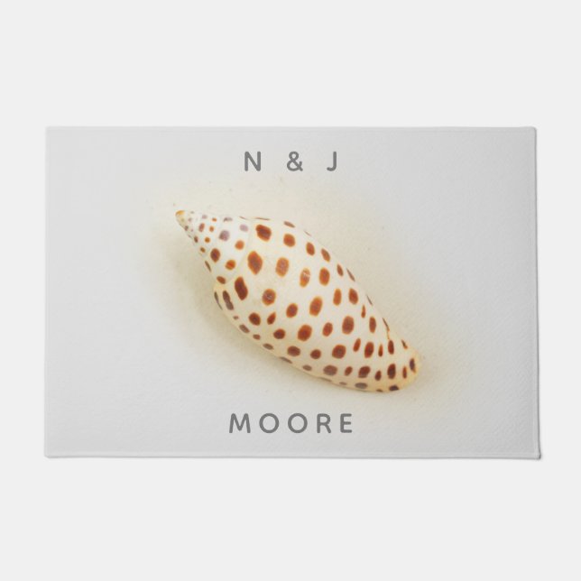 Tapete Elegante Tropical Junonia Florida Beach Shell Name (Frente)