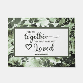 Tapete Eles Construíram Uma Vida Que Eles Adoram À Porta