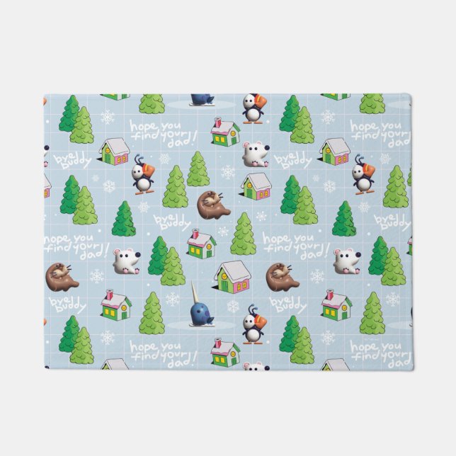 Tapete Elf o Filme | Tchau Amigo Espero Que Encontrem O S (Frente)